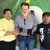 Goianyr Barbosa (Esq.), Clayton Aguiar (Centro) e Edimar Rodrigues (Dir.)