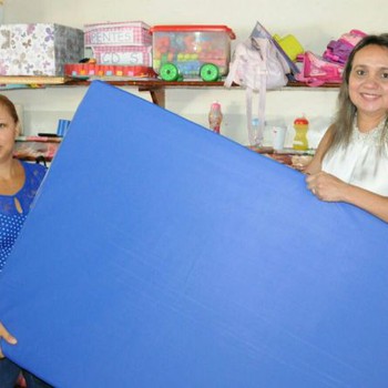 Em 2013, início da gestão da Prefeita Magda Borba, todas as unidades de educação infantil também receberam novos colchões 