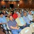 Na primeira fila, prefeitos de todo o estado ouvem atentos as explanações dos ministros