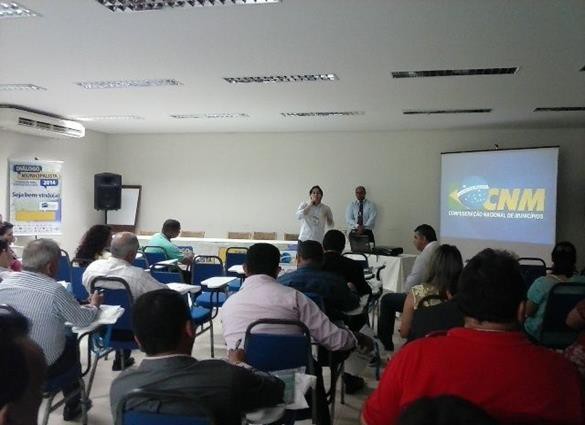 Presidente da ATM fala durante o Diálogo Municipalista da CNM