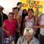 Idosos da associação posam para fotos durante o evento
