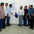 Autoridades descerram a placa de inauguração do centro