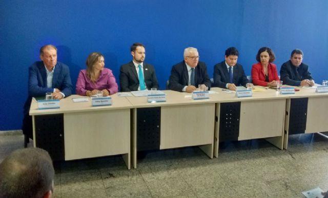 ATM, órgãos controladores e fiscalizadores concedem entrevista coletiva na sede do TCE/TO