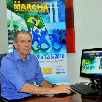 Presidente da ATM e prefeito de Brasilândia, João Emídio de Miranda