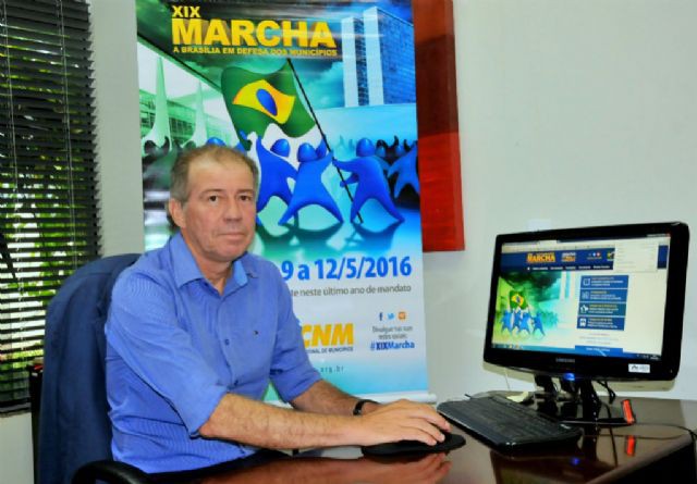 Presidente da ATM e prefeito de Brasilândia, João Emídio de Miranda