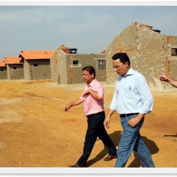 Autoridades durante as visitações