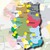 Mapa identifica territórios dos municípios unificados na região metropolitana