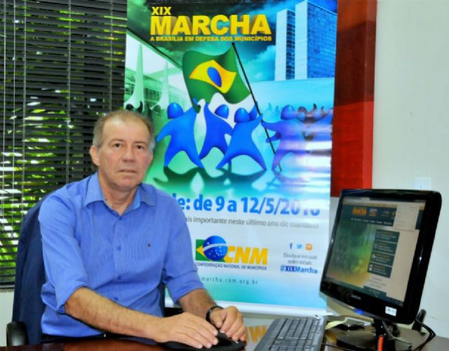 Presidente da ATM e prefeito de Brasilândia, João Emídio de Miranda, convoca municipalistas do Tocantins