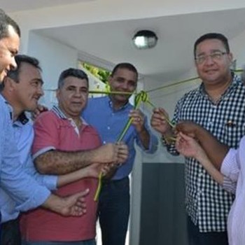 Na ocasião o vice-Governador inaugura obra do Detran com prefeito Fernandes Martins e autoridades