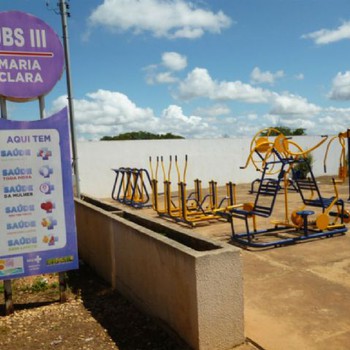Foto 1 - Academia ao ar livre ao lado da UBS III Maria Clara Brasil, no setor Portelinha