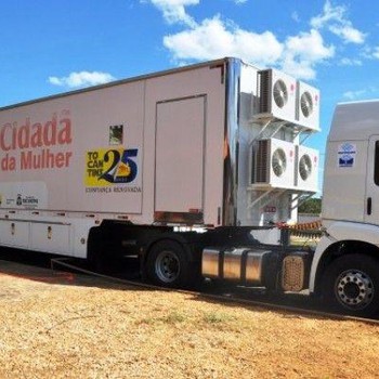 Carreta Saúde Cidadã realiza exames femininos preventivos de câncer