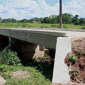 Modelo das pontes que serão construídas nas respectivas cidades
