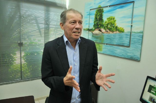 Presidente da ATM e prefeito de Brasilândia, João Emídio de Miranda