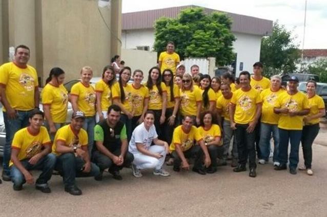 Dezena de servidores se mobilizaram na ação