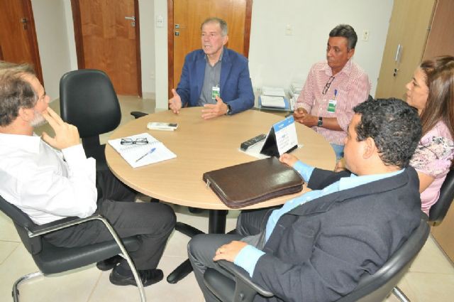 Representantes da ATM durante audiência com o procurador-Chefe, Álvaro Manzano