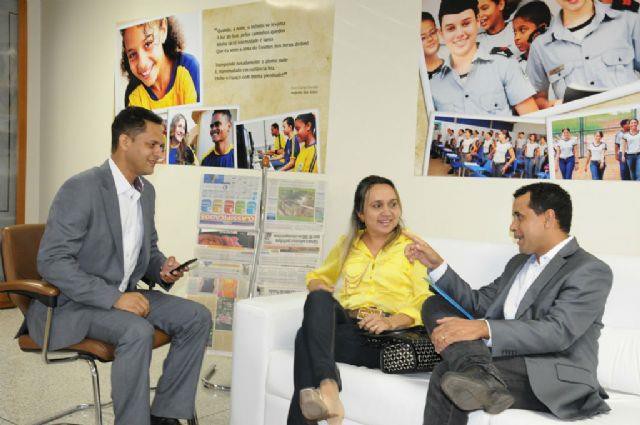 Prefeita Magda Borba se encontra com secretário Estadual de Educação