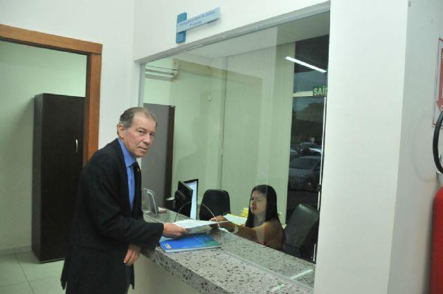 Presidente da ATM, João Emídio de Miranda, protocola ofício na corregedoria para receber informações de rendimentos dos cartórios