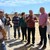 Prefeito Laurez Moreira apresenta ao secretário de Cultura do Estado Melck Aquino a área onde será construída o Centro de Tradições Brasileiras.