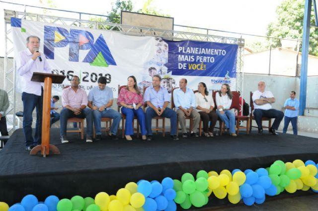 Presidente da ATM discursa em Natividade e defende o compartilhamento da CPMF com todos os entes da federação