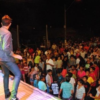 Dupla Deyvid & Emanuel, uma das atrações da Gincana