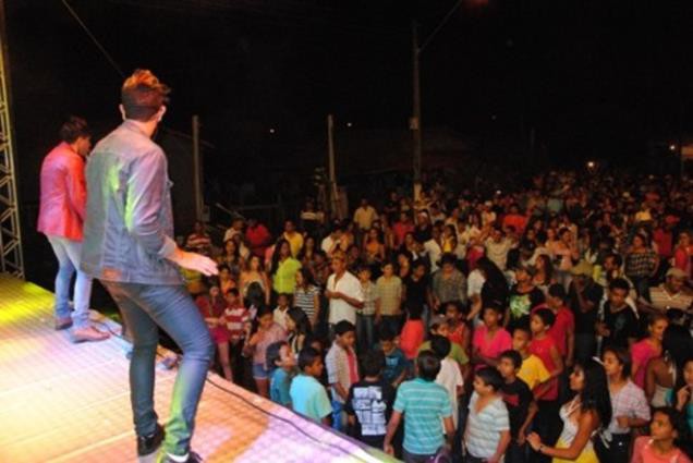 Dupla Deyvid & Emanuel, uma das atrações da Gincana