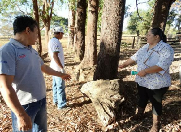 Durante as vistorias, comunidade rural também é orientada