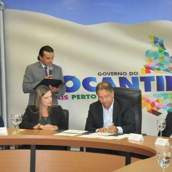 Governador Marcelo Miranda assinar ordens de serviços para inícios das obras
